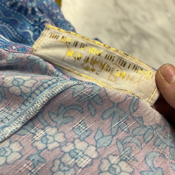 Jen's Pirate Booty NWOT Blue and Purple Hyacinth Wide Leg Jumpsuit - Picture 8 of 13